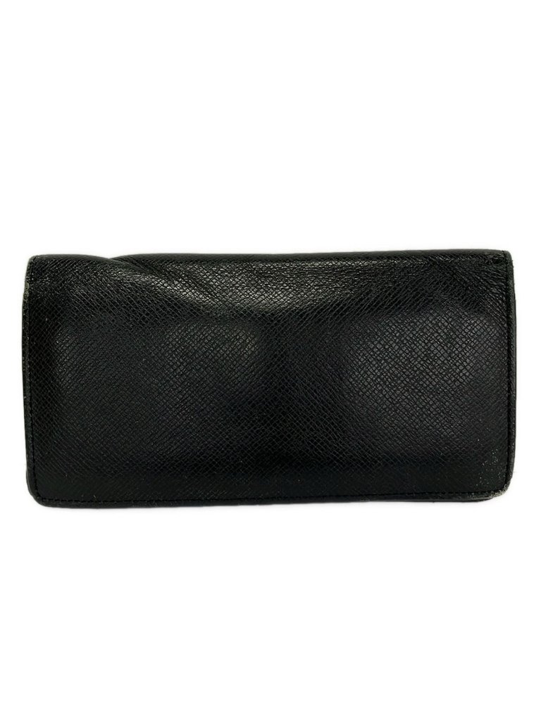 Louis Vuitton Wallet Taiga Portefeuille Brazza Ardoise Leather